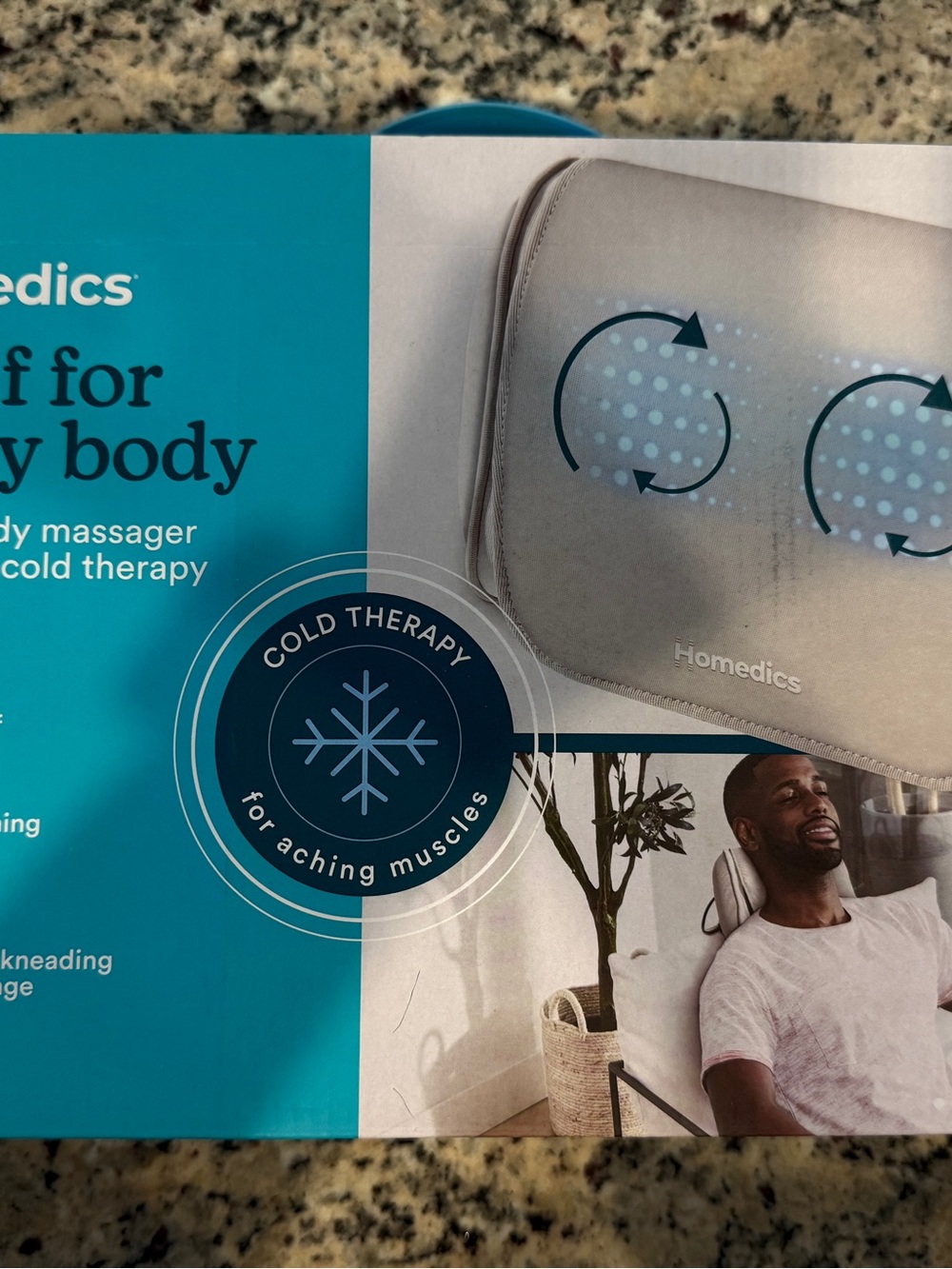 HoMedics Shiatsu Hot & Cold Body Massager SP-97HJ NEW